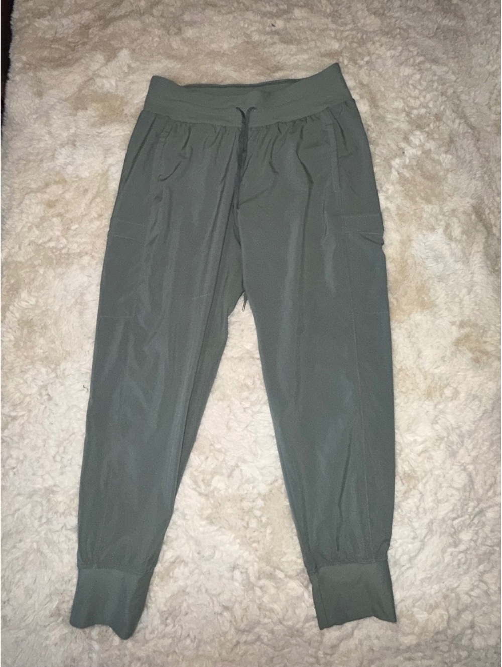 CALIA Women’s Sage Green Cargo Joggers — Medium